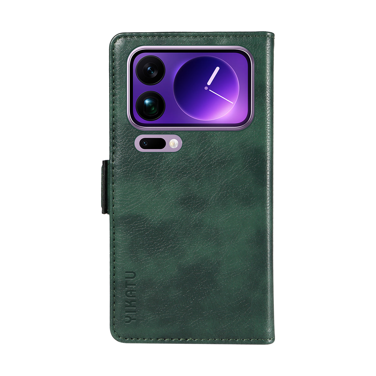 For Xiaomi 17 Pro Max Case YIKATU YK-007 Litchi Texture PU Leather Wallet Phone Cover - Green