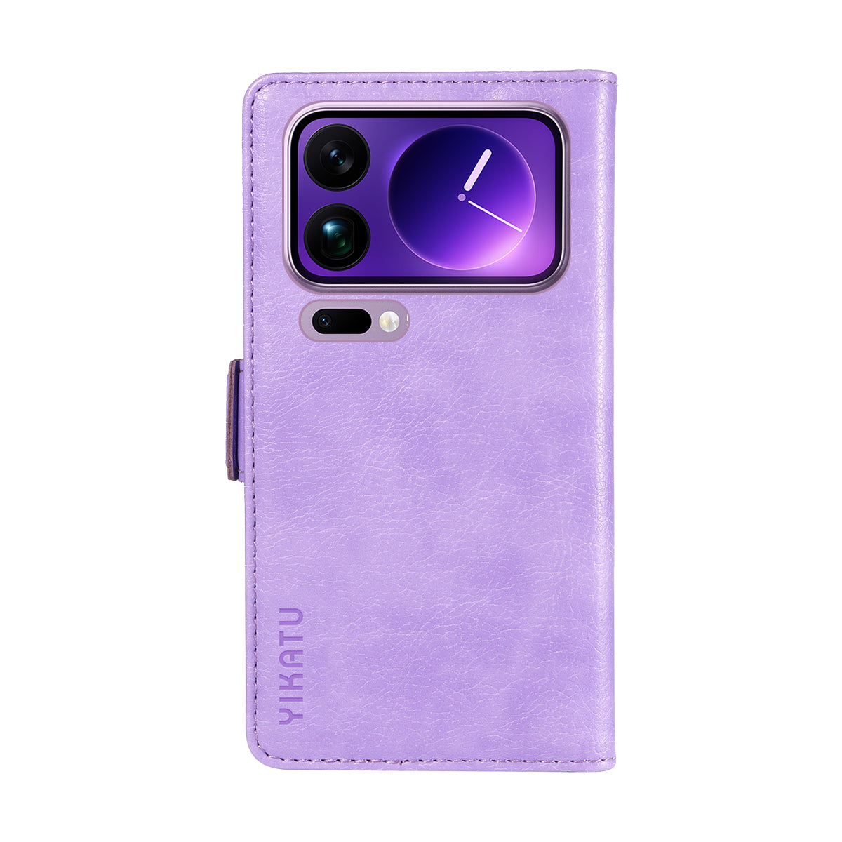 For Xiaomi 17 Pro Max Case YIKATU YK-007 Litchi Texture PU Leather Wallet Phone Cover - Purple