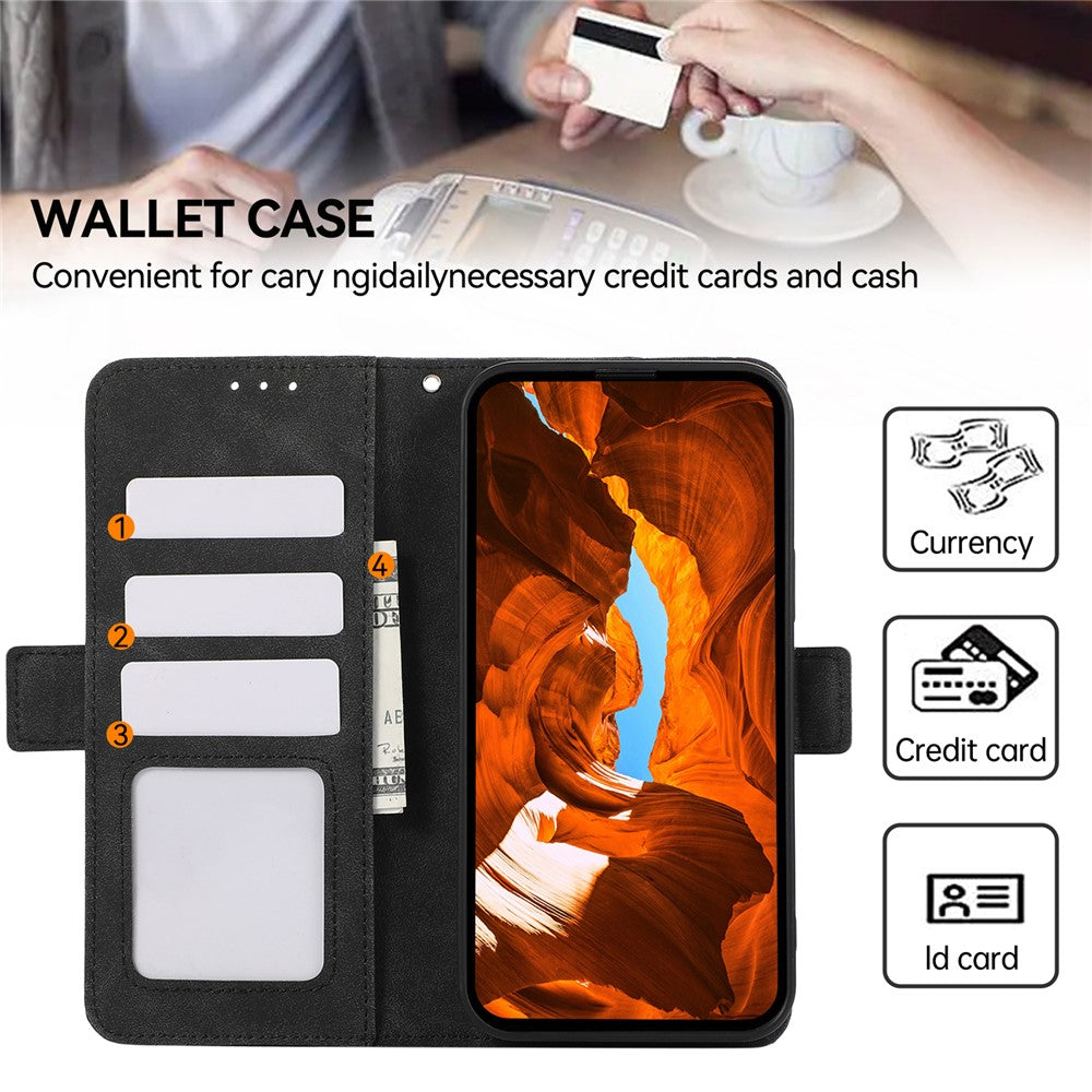 ABEEL For Xiaomi Poco M8 Pro 5G / Redmi Note 15 Pro+ 5G (Global) Case PU Leather Folio Stand View RFID Blocking Phone Cover - Black