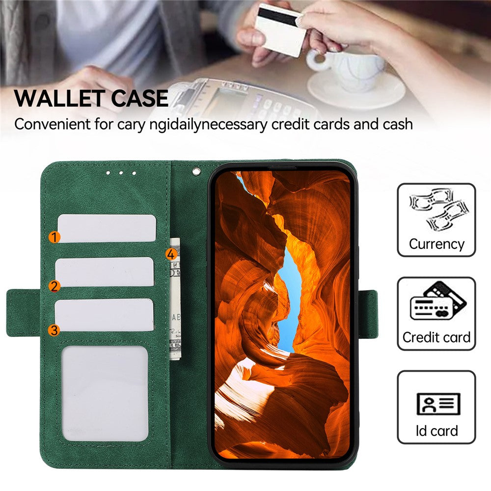 ABEEL For Xiaomi Poco M8 Pro 5G / Redmi Note 15 Pro+ 5G (Global) Case PU Leather Folio Stand View RFID Blocking Phone Cover - Green