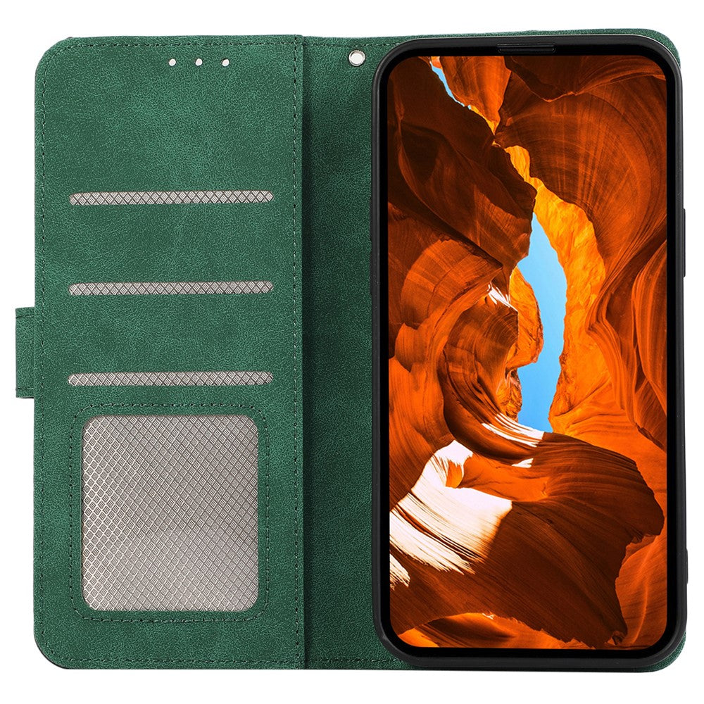 ABEEL For Xiaomi Poco M8 Pro 5G / Redmi Note 15 Pro+ 5G (Global) Case Color Splicing Leather Flip Phone Cover RFID Blocking - Green