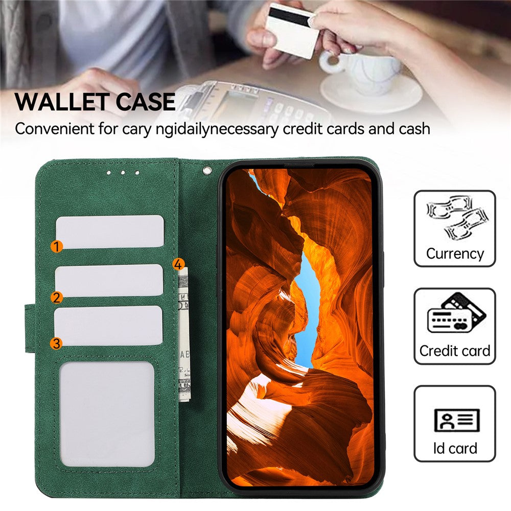 ABEEL For Xiaomi Poco M8 Pro 5G / Redmi Note 15 Pro+ 5G (Global) Case Color Splicing Leather Flip Phone Cover RFID Blocking - Green