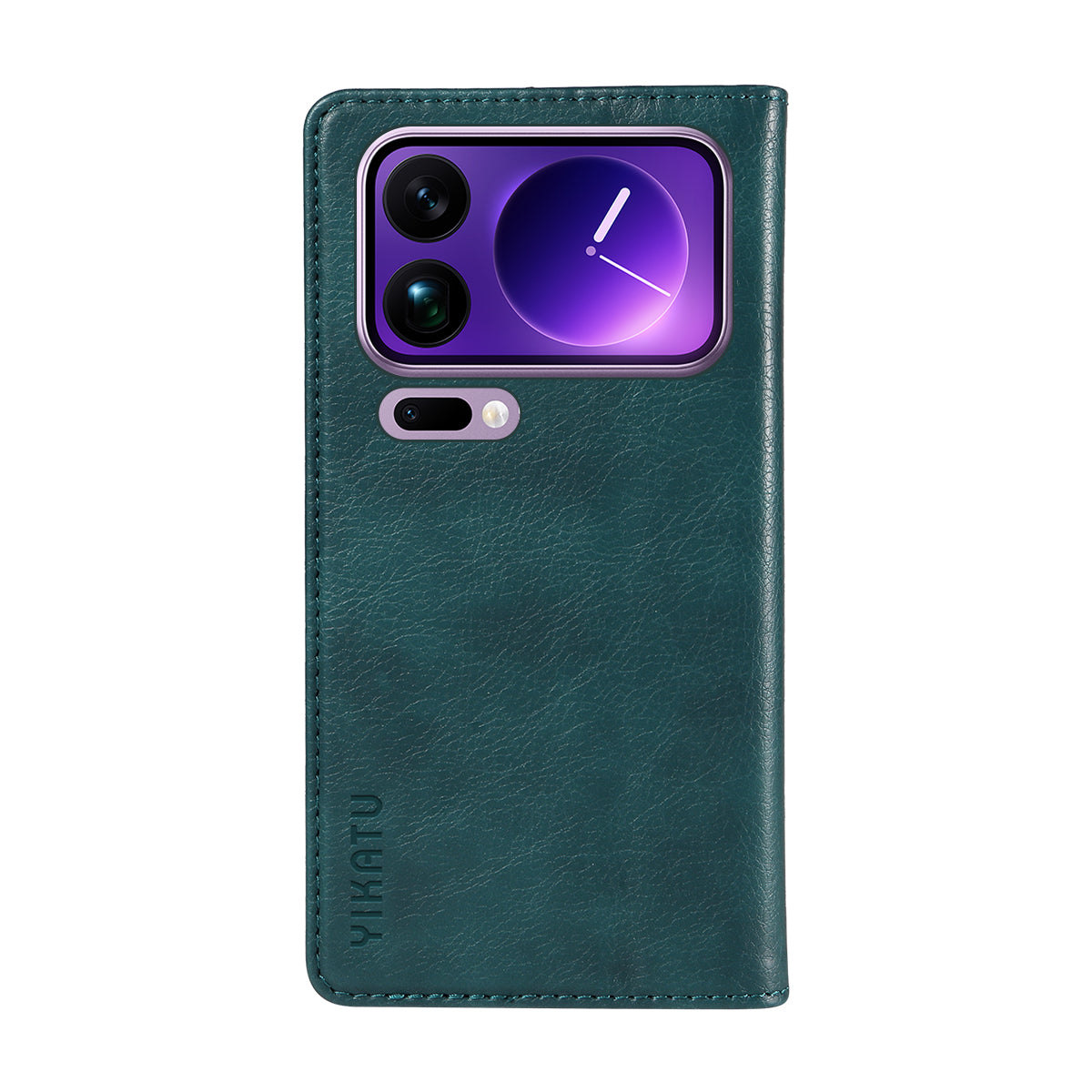 For Xiaomi 17 Pro Max Wallet Case YIKATU YK-006 Magnetic Closure Leather Phone Cover Litchi Texture - Blue