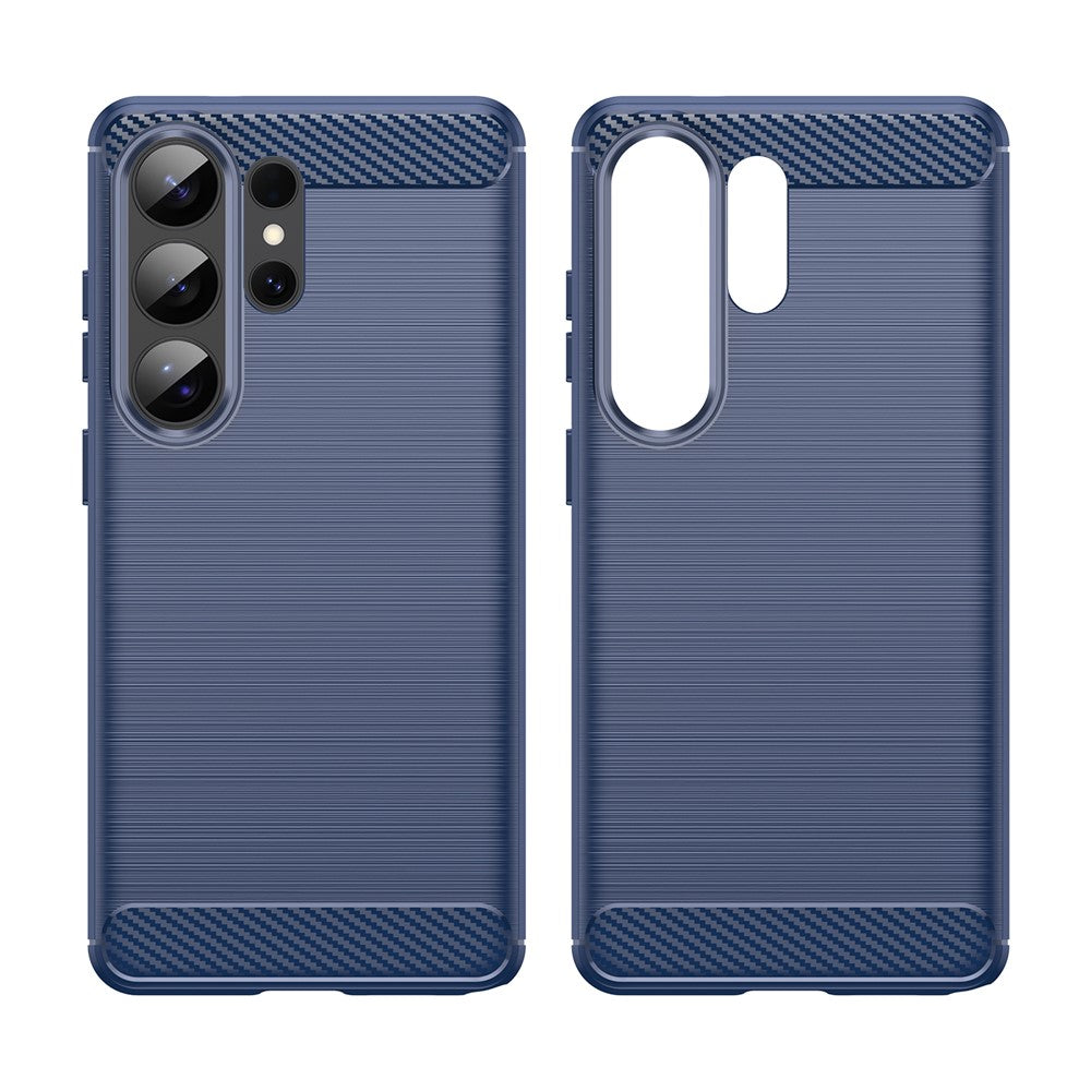 For-Samsung-Galaxy-S26-Ultra-Case-Protective-Phone-Cover-Carbon-Fiber-Texture-Brushed-Blue