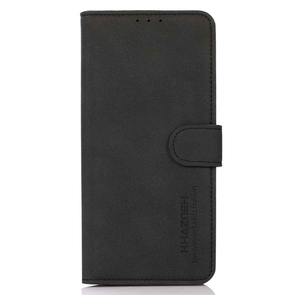 KHAZNEH For Xiaomi 17 Pro Case Anti Scratch PU Leather Wallet Stand Phone Cover - Black
