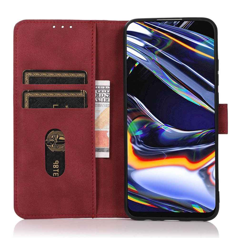 KHAZNEH For Xiaomi 17 Pro Case Anti Scratch PU Leather Wallet Stand Phone Cover - Red