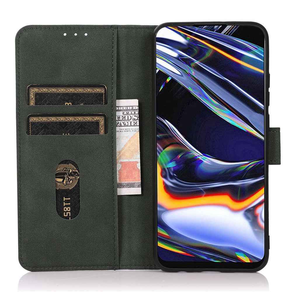 KHAZNEH For Xiaomi 17 Pro Case Anti Scratch PU Leather Wallet Stand Phone Cover - Green