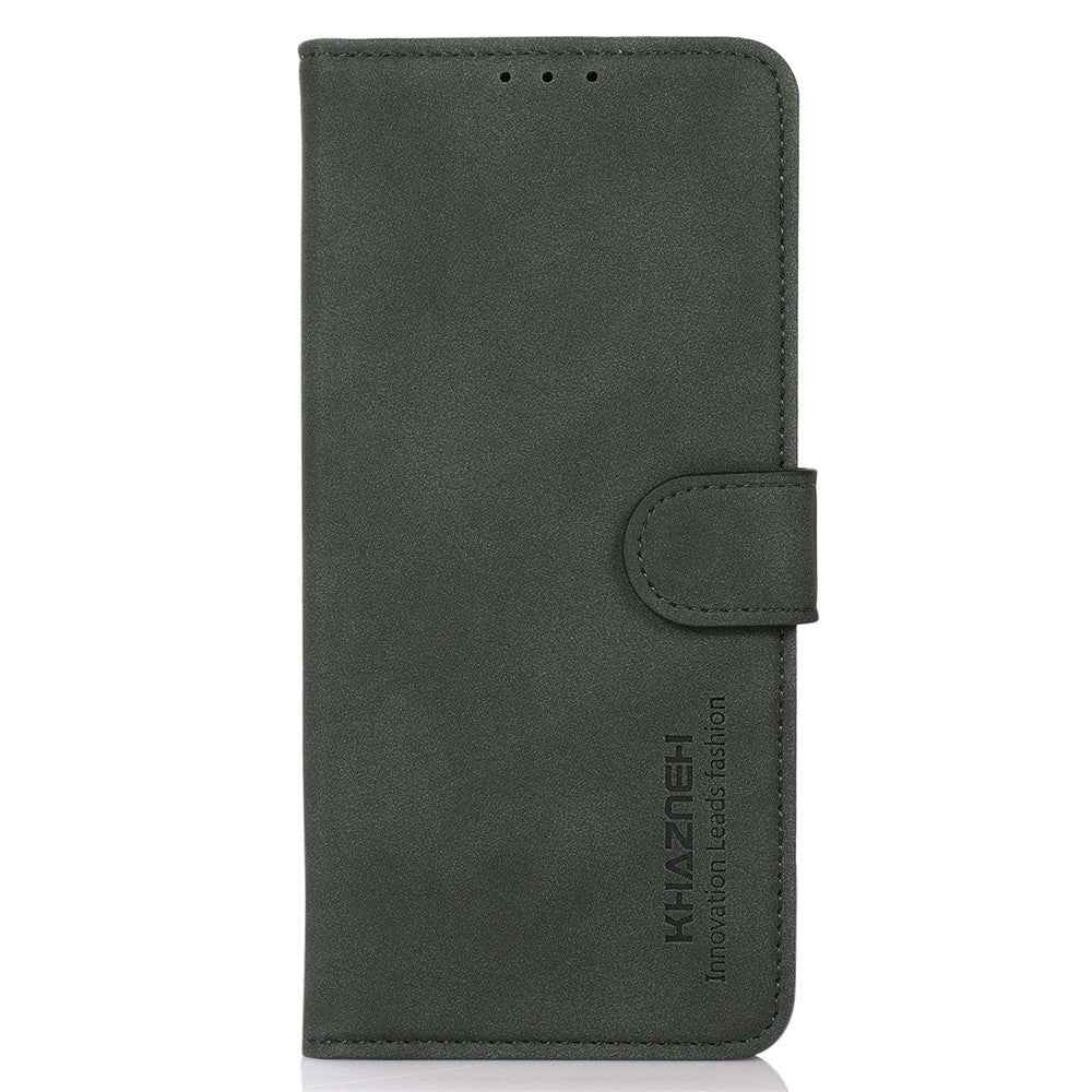 KHAZNEH For Xiaomi 17 Pro Case Anti Scratch PU Leather Wallet Stand Phone Cover - Green