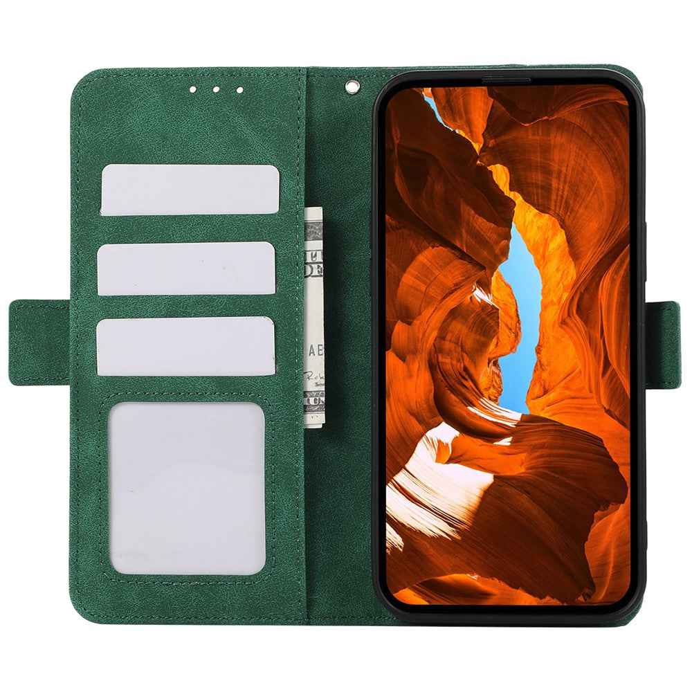 ABEEL For Xiaomi 17 Pro Case PU Leather Folio Stand View RFID Blocking Phone Cover - Green