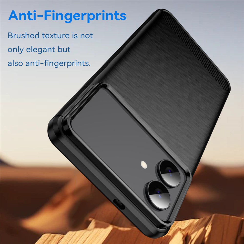 For-Samsung-Galaxy-S26-Edge-Case-Protective-Phone-Cover-Carbon-Fiber-Texture-Brushed-Black