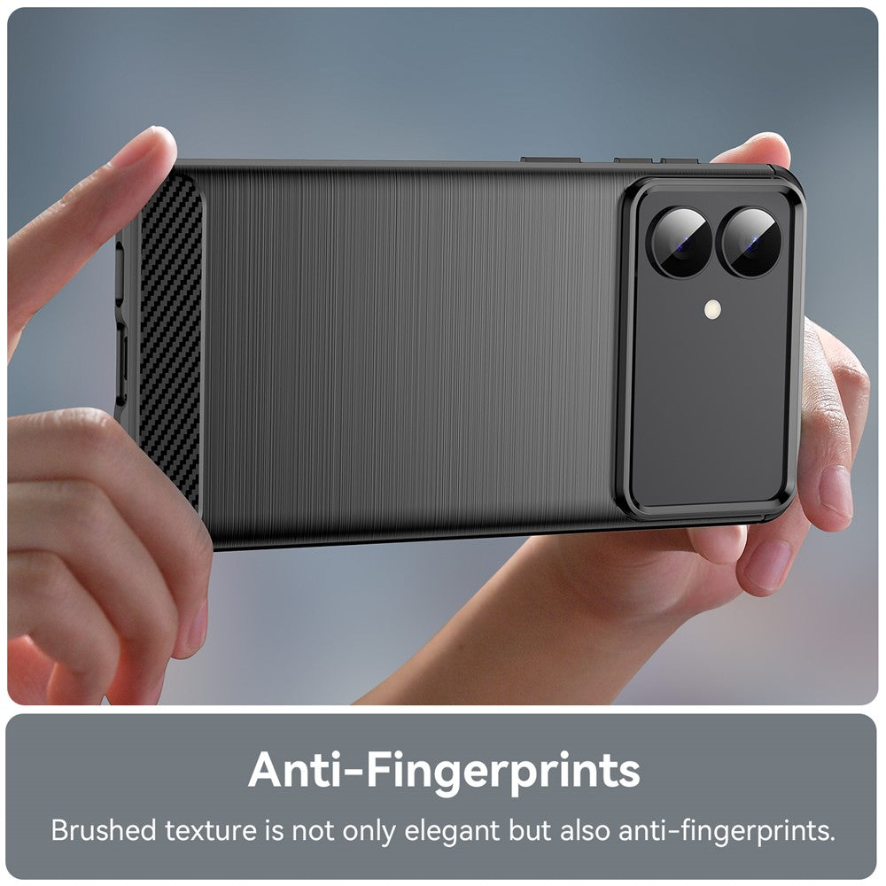 For-Samsung-Galaxy-S26-Edge-Case-Protective-Phone-Cover-Carbon-Fiber-Texture-Brushed-Black