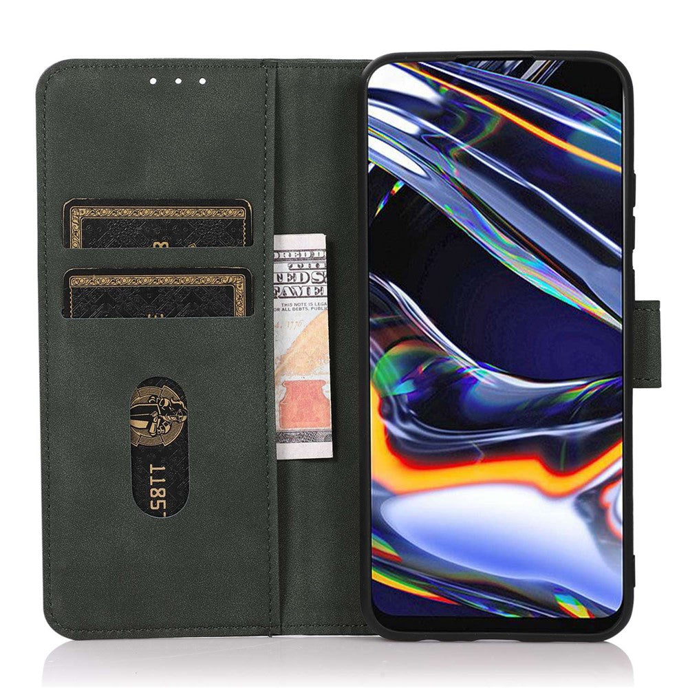 KHAZNEH For Xiaomi 17 Pro Max Case Anti Scratch PU Leather Wallet Stand Phone Cover - Green