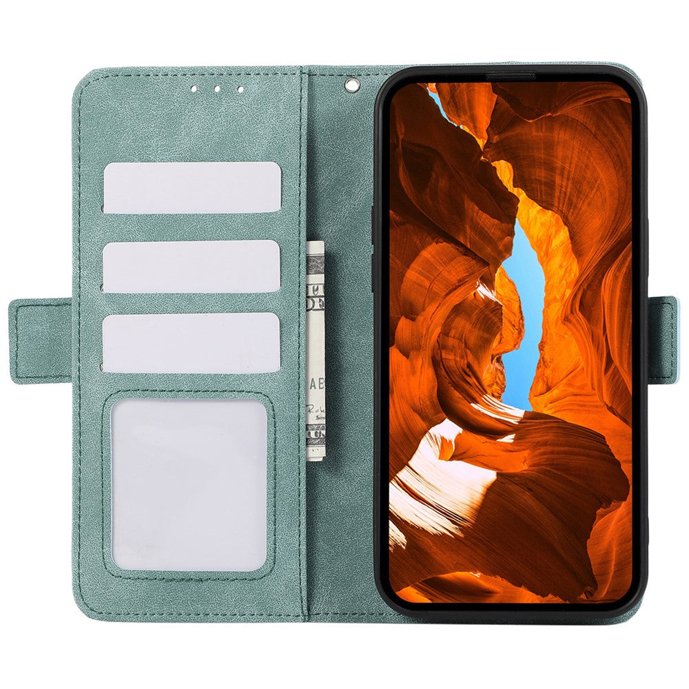 ABEEL For Xiaomi 17 Pro Max Case PU Leather Folio Stand View RFID Blocking Phone Cover - Baby Blue