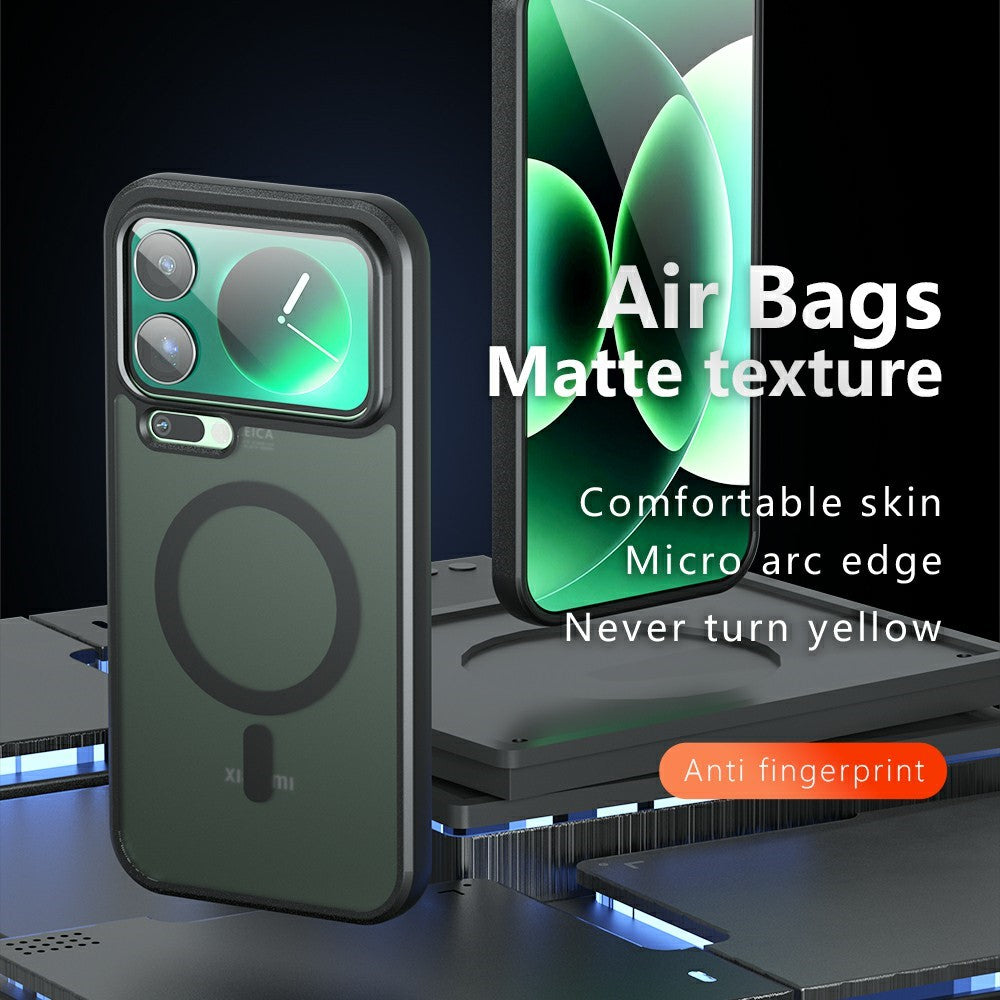For Xiaomi 17 Pro Max Case Magnetic Case TPU + PC Matte Skin Touch Phone Cover