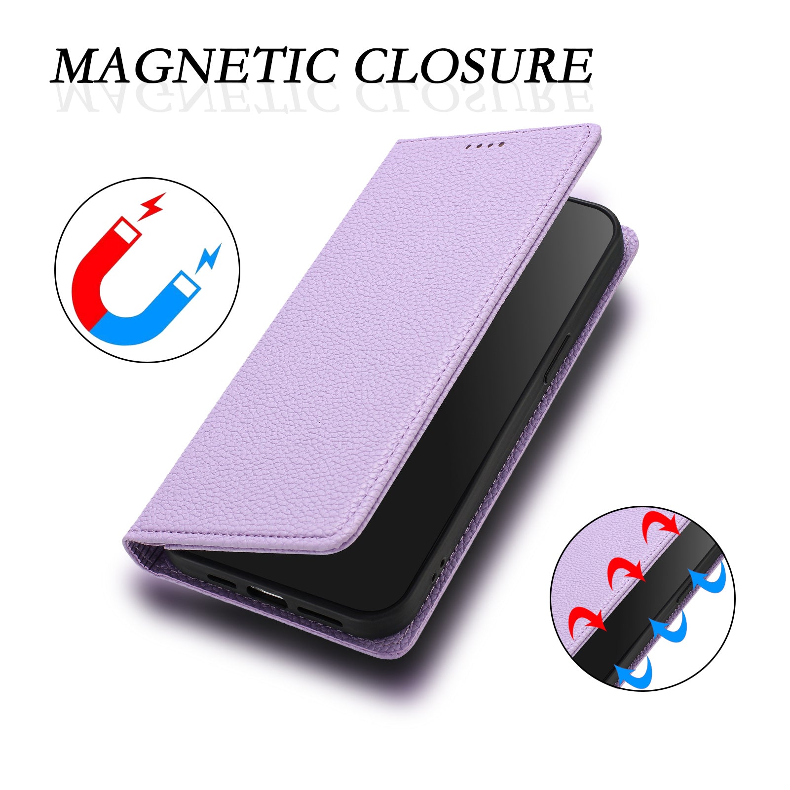 For Xiaomi 17 Pro Max Wallet Case RFID Blocking Litchi Texture Leather Mobile Cover - Light Purple