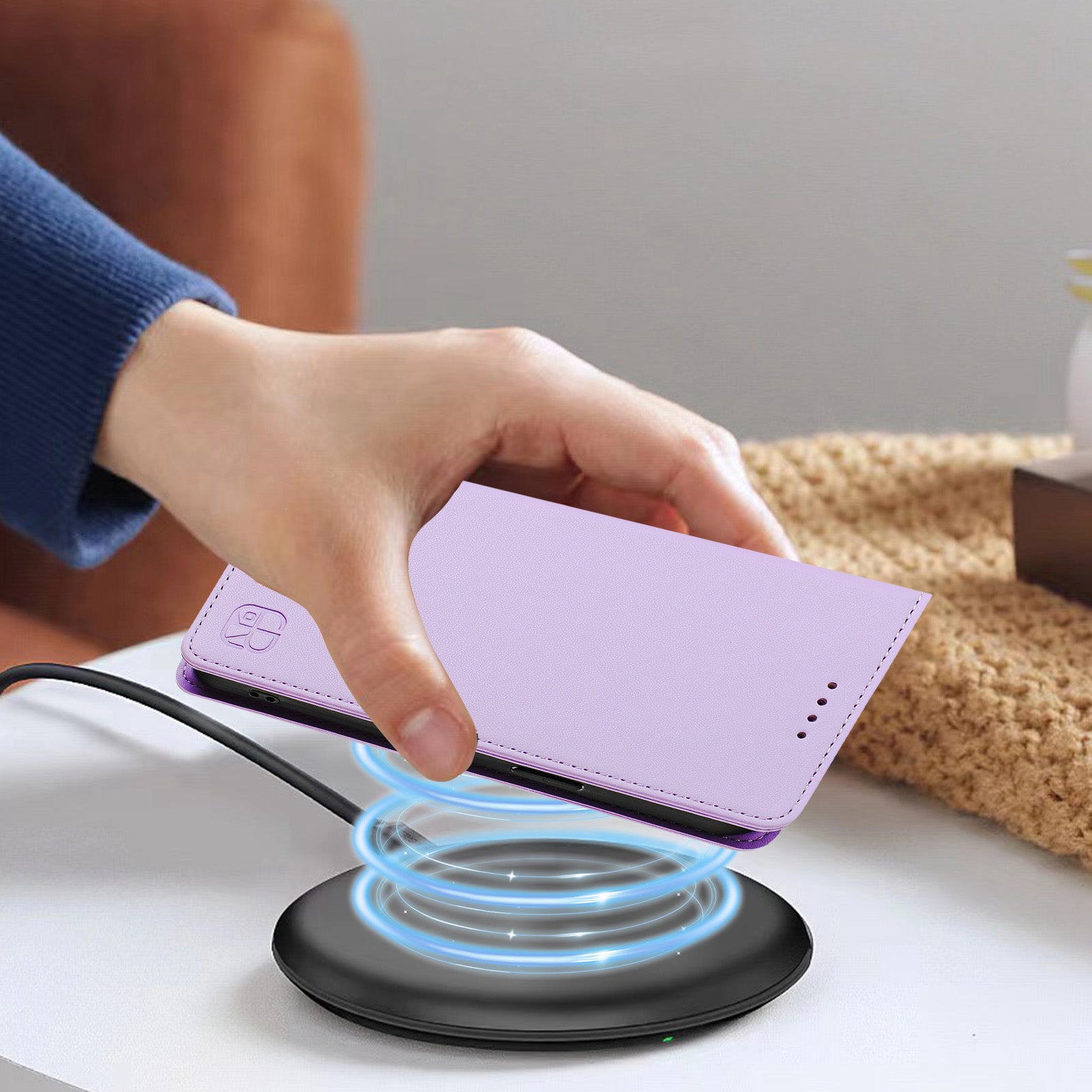 For Xiaomi 17 Pro Max Leather Case RINACASIS RC01 Phone Cover with RFID Blocking Wallet Stand - Light Purple