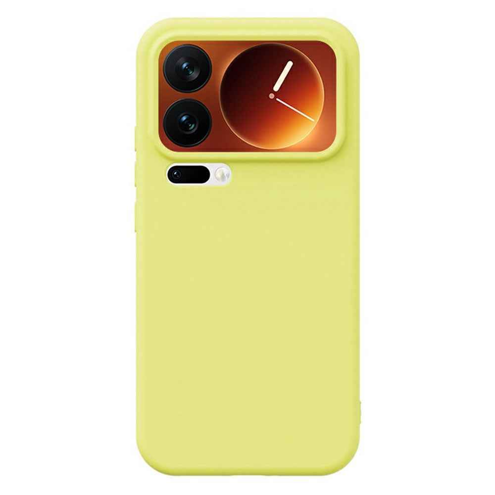 YCADEN For Xiaomi 17 Pro Case Precise Cutouts TPU Phone Back Cover - Pear Yellow