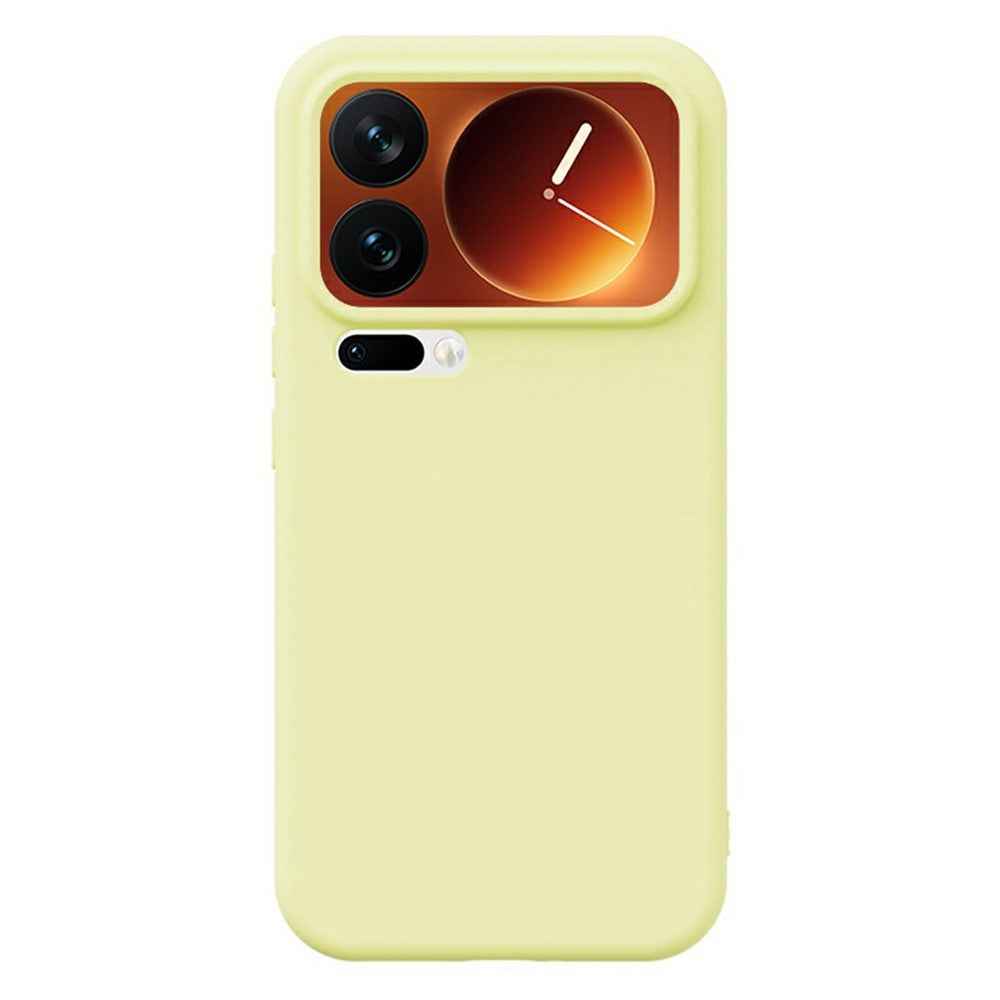 YCADEN For Xiaomi 17 Pro Case Precise Cutouts TPU Phone Back Cover - Cream Yellow