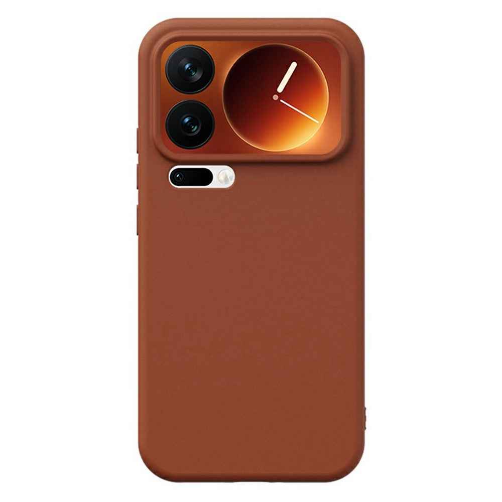YCADEN For Xiaomi 17 Pro Case Precise Cutouts TPU Phone Back Cover - Tan