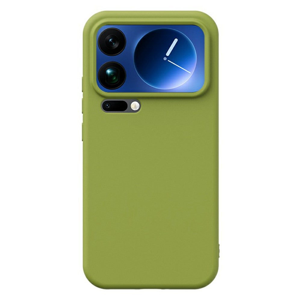 YCADEN For Xiaomi 17 Pro Max Case Precise Cutouts TPU Phone Back Cover - Bean Green