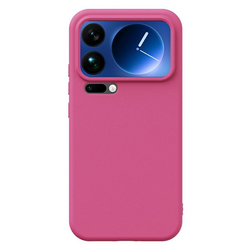 YCADEN For Xiaomi 17 Pro Max Case Precise Cutouts TPU Phone Back Cover - Pitaya