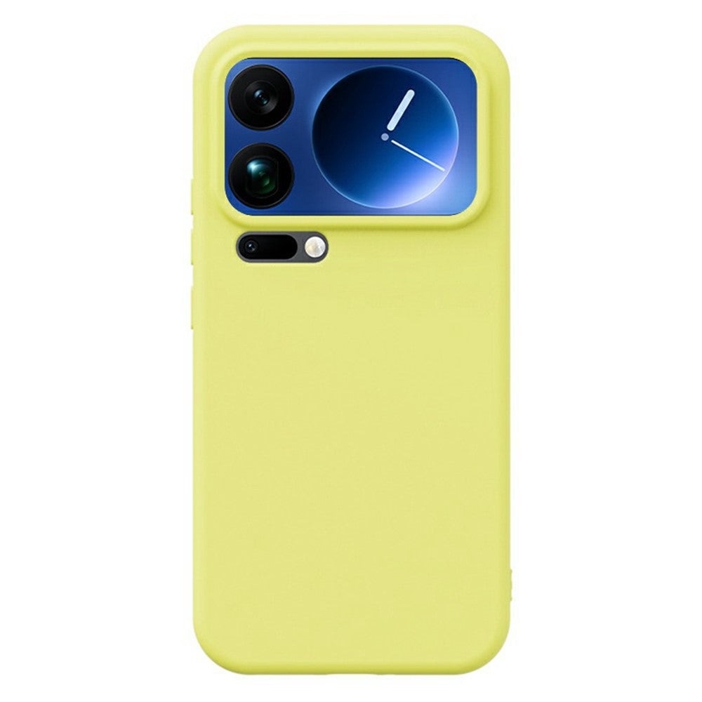YCADEN For Xiaomi 17 Pro Max Case Precise Cutouts TPU Phone Back Cover - Pear Yellow
