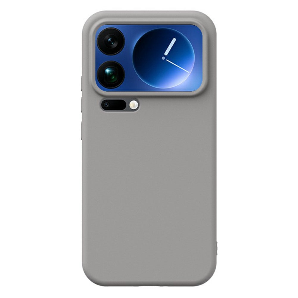 YCADEN For Xiaomi 17 Pro Max Case Precise Cutouts TPU Phone Back Cover - Pebble Grey