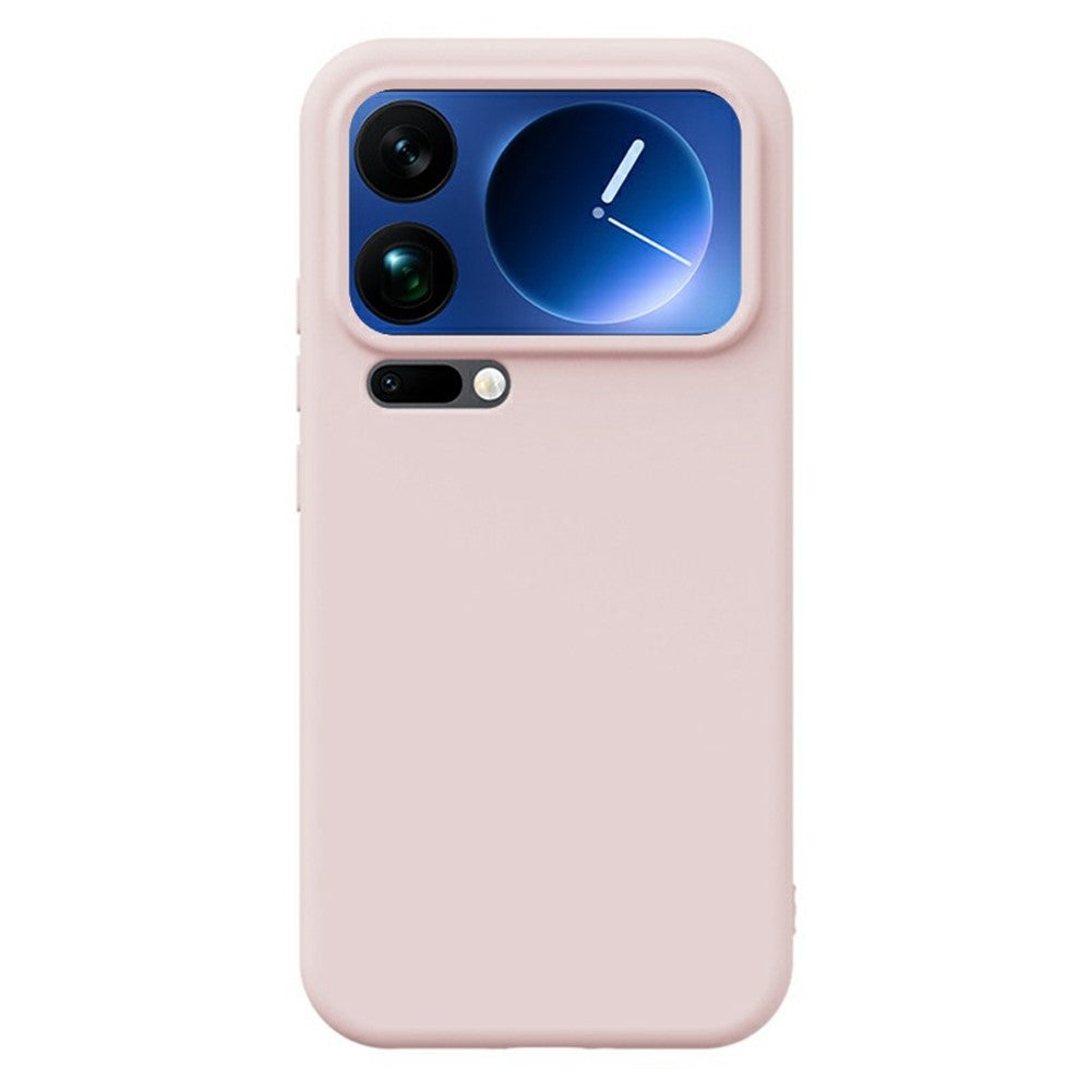 YCADEN For Xiaomi 17 Pro Max Case Precise Cutouts TPU Phone Back Cover - Morandi Pink