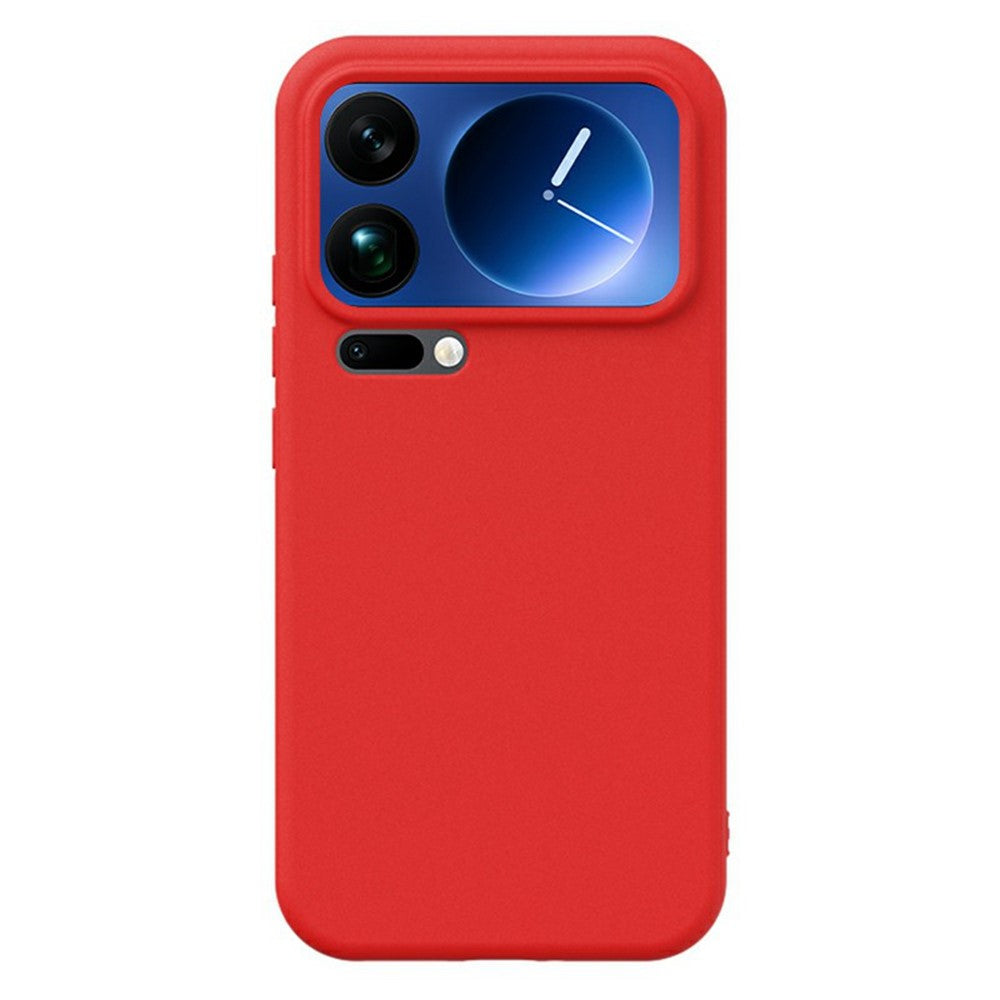 YCADEN For Xiaomi 17 Pro Max Case Precise Cutouts TPU Phone Back Cover - Chinese Red