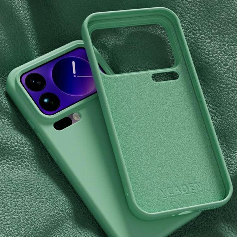 YCADEN For Xiaomi 17 Pro Max Case Precise Cutouts TPU Phone Back Cover - Tan