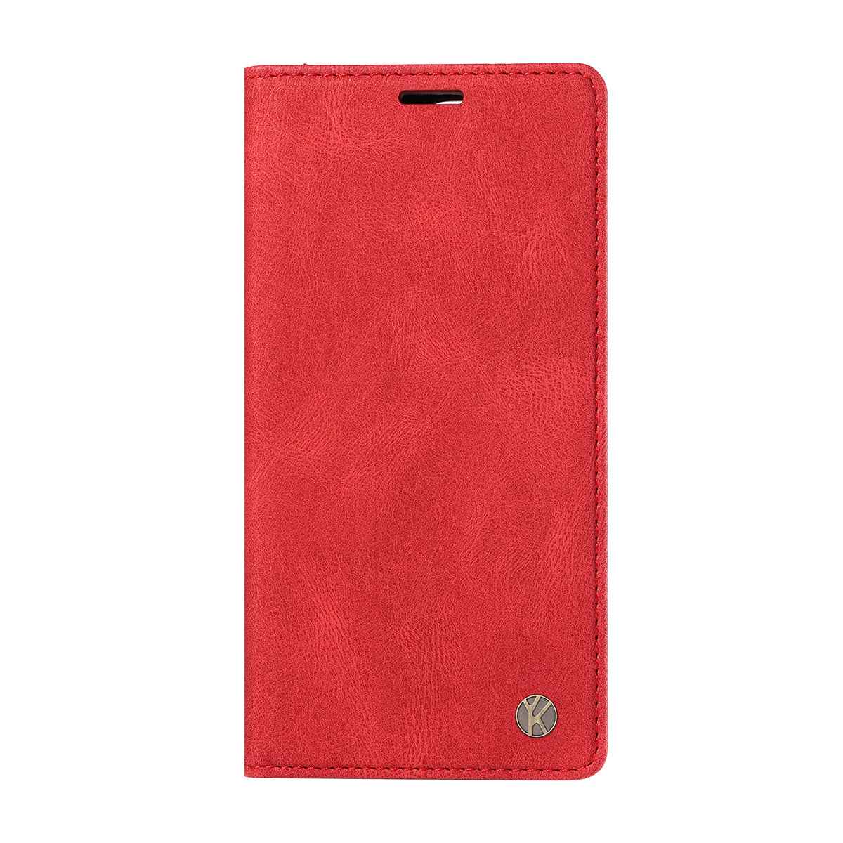 For Xiaomi 17 Pro Leather Cover YIKATU YK-004 Skin-Touch Wallet Phone Cases -  Red
