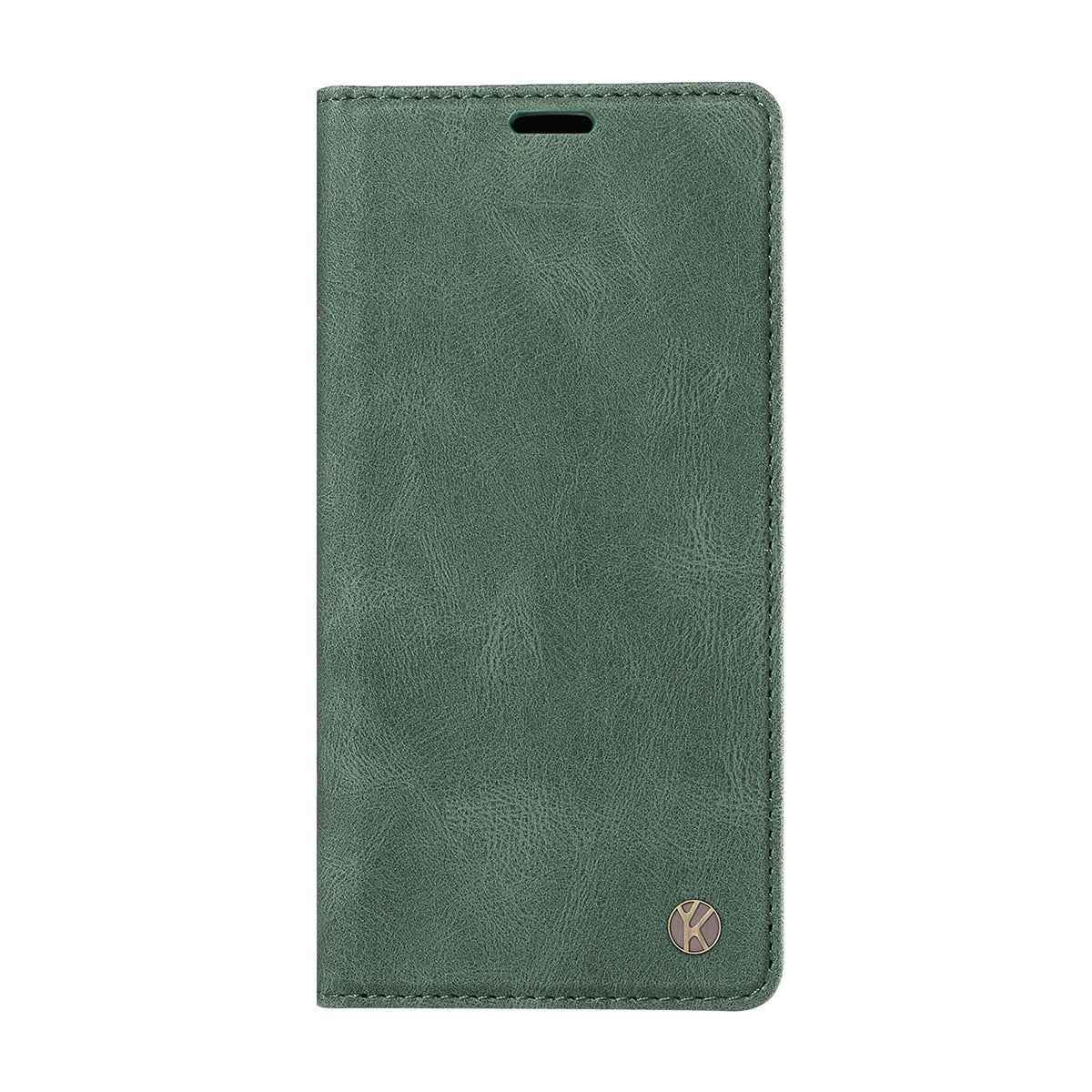 For Xiaomi 17 Pro Leather Cover YIKATU YK-004 Skin-Touch Wallet Phone Cases - Green
