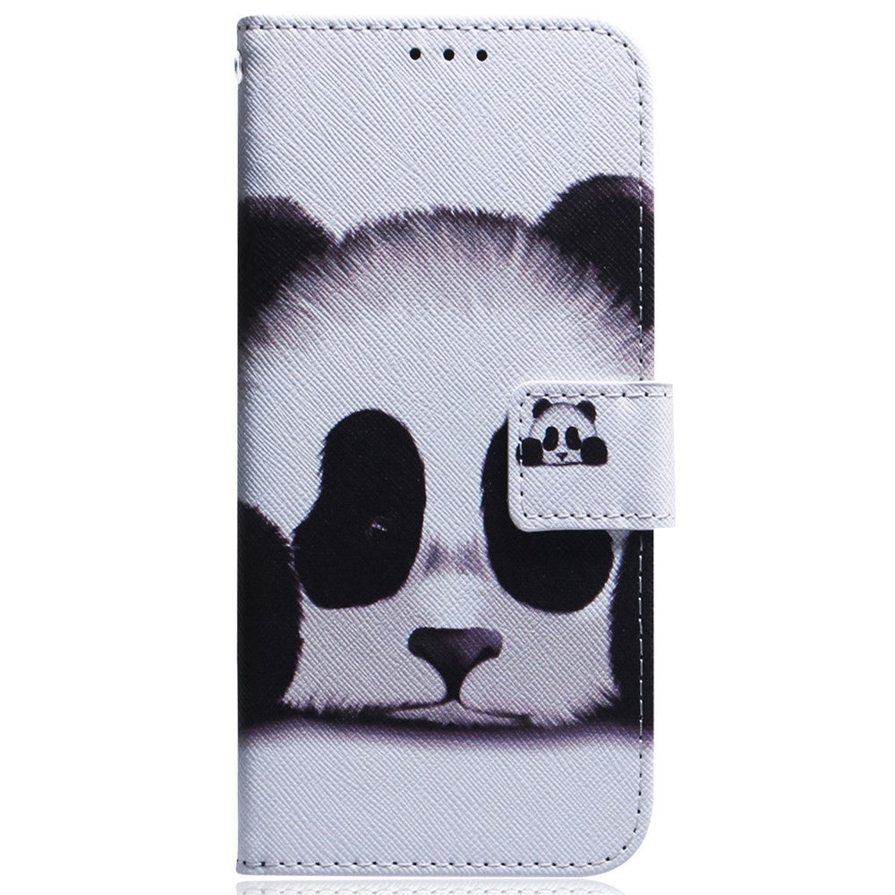 For Xiaomi Redmi Note 15 Pro 5G (Global) Wallet Case Pattern Print Leather Phone Cover - Panda