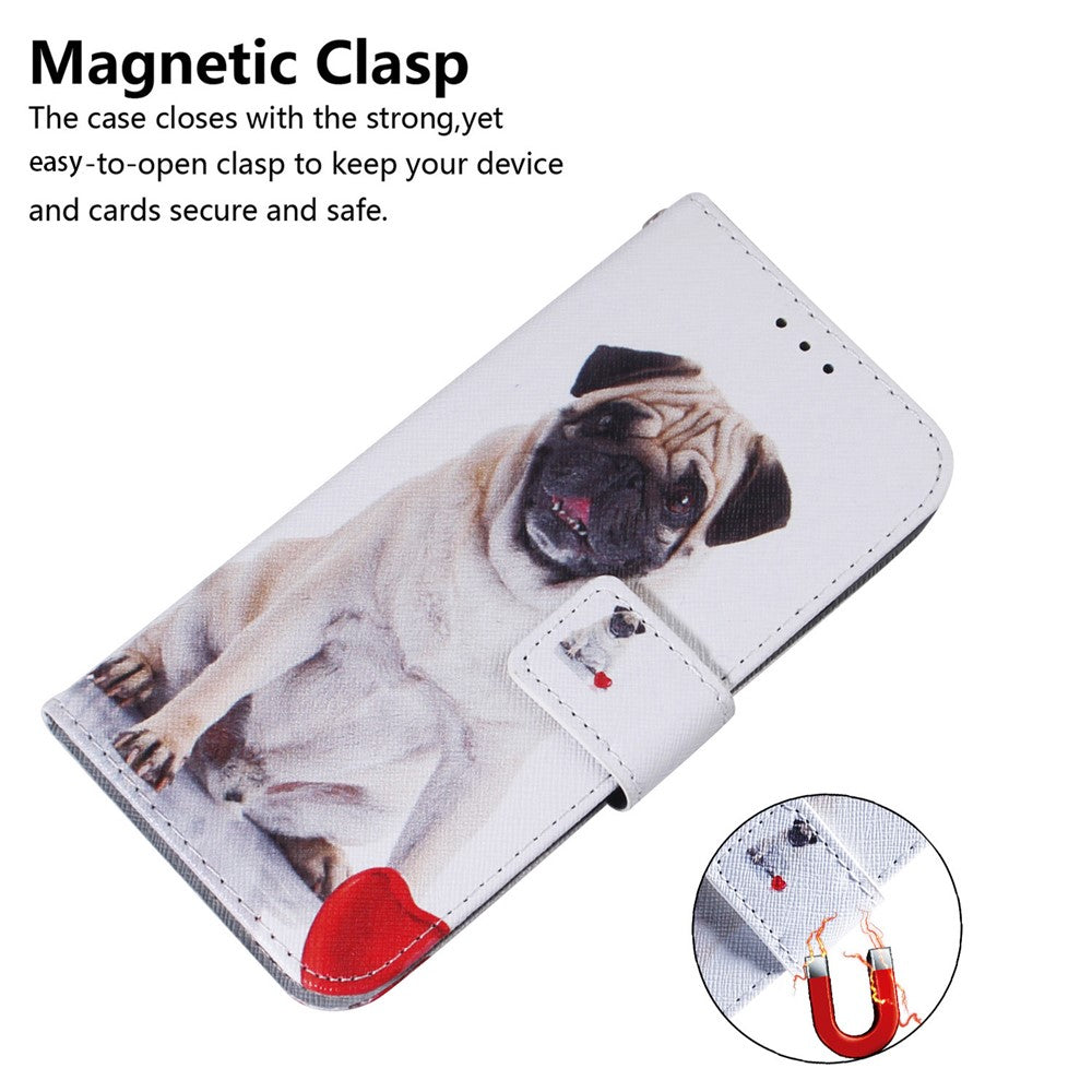 For Xiaomi Redmi Note 15 Pro 5G (Global) Wallet Case Pattern Print Leather Phone Cover - Dog