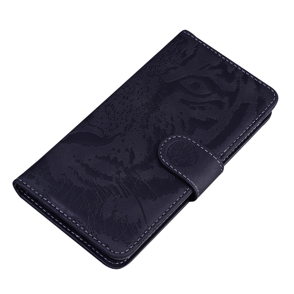 For Xiaomi Redmi Note 15 Pro 5G (Global) Case Tiger Imprint Leather Wallet Phone Cover - Black