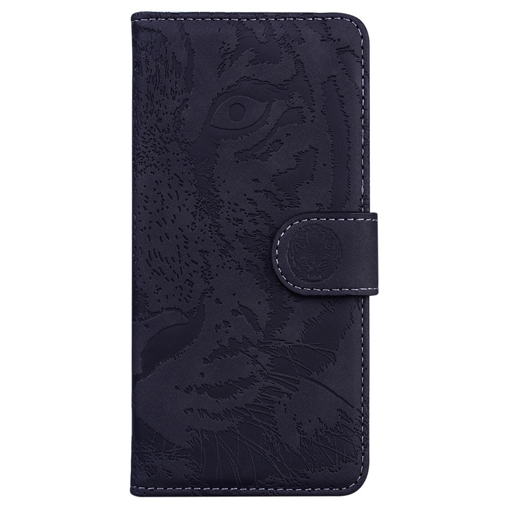 For Xiaomi Redmi Note 15 Pro 5G (Global) Case Tiger Imprint Leather Wallet Phone Cover - Black
