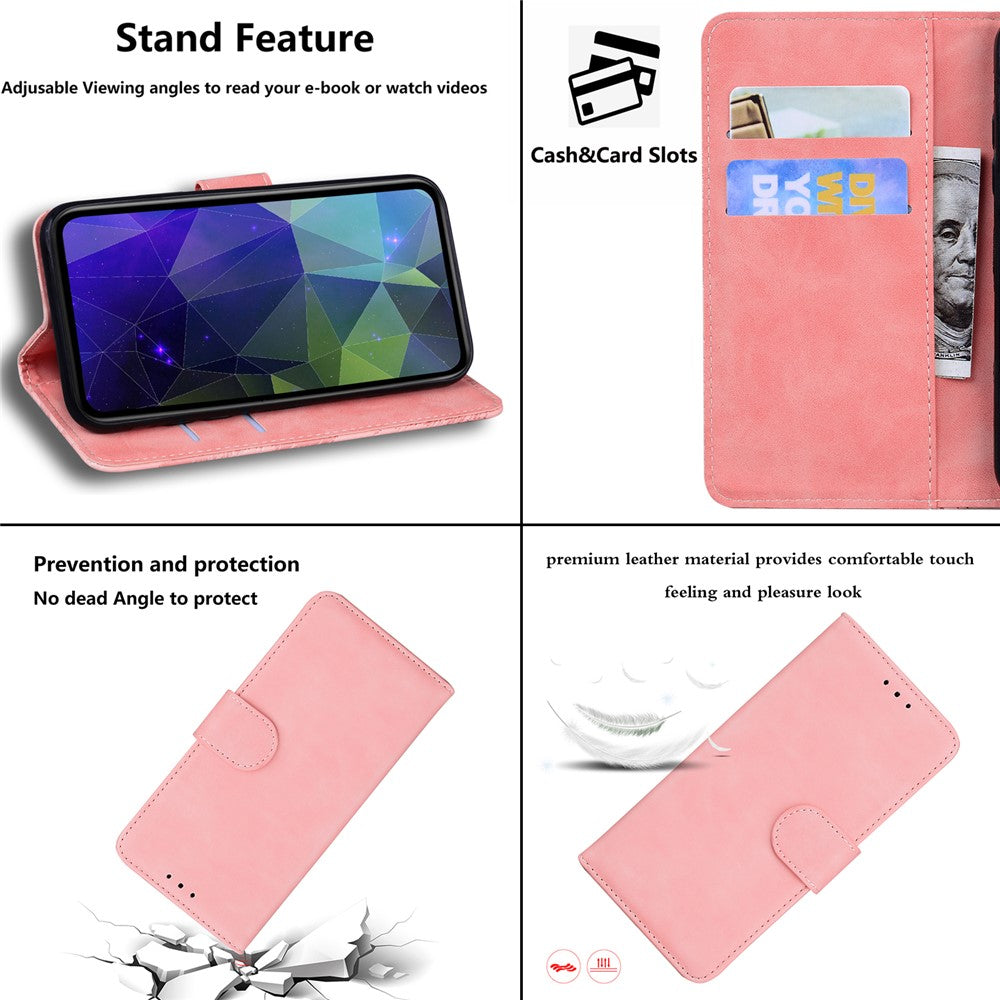 For Xiaomi Redmi Note 15 Pro 5G (Global) Case Solid Color Leather Wallet Phone Cover - Pink