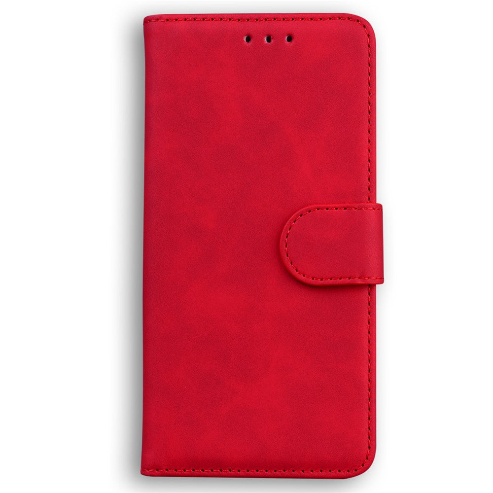 For Xiaomi Redmi Note 15 Pro 5G (Global) Case Solid Color Leather Wallet Phone Cover - Red