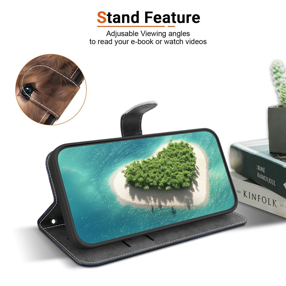 For Xiaomi Redmi Note 15 Pro 5G (Global) Leather Case Stand Wallet Pattern Printing Phone Cover with Wrist Strap - Calf