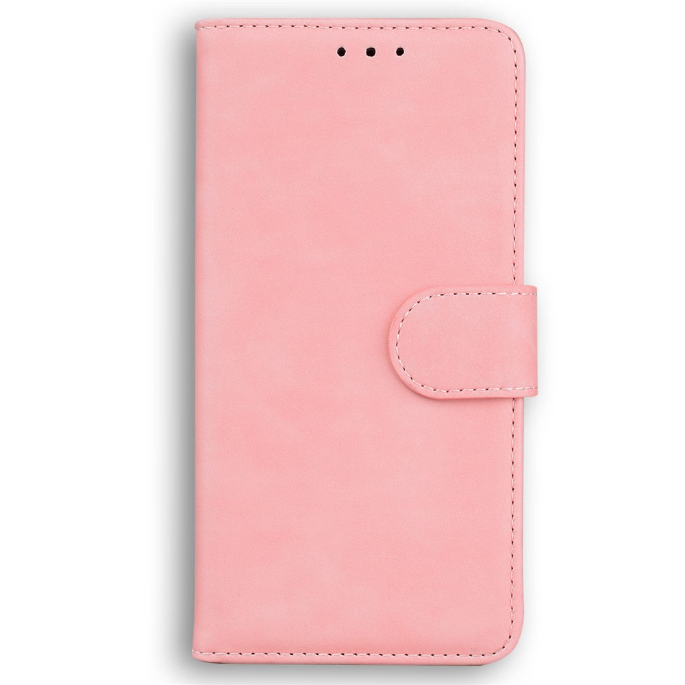 For Xiaomi Poco M8 Pro 5G / Redmi Note 15 Pro+ 5G (Global) Case Solid Color Leather Wallet Phone Cover - Pink