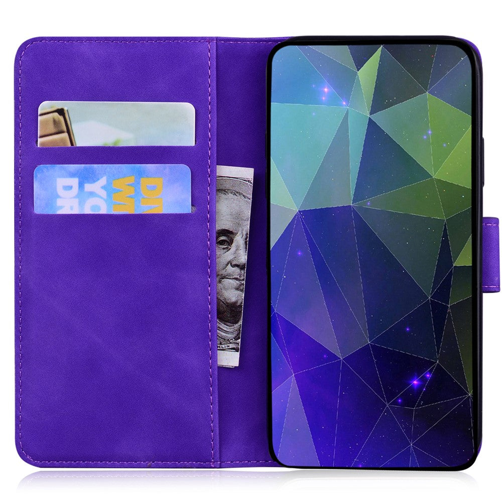For Xiaomi Poco M8 Pro 5G / Redmi Note 15 Pro+ 5G (Global) Case Solid Color Leather Wallet Phone Cover - Purple