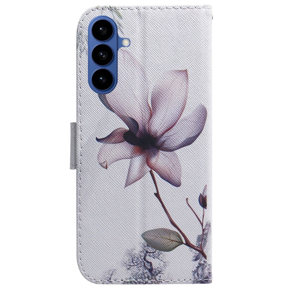 For-Samsung-Galaxy-S26-/-S26-Pro-Wallet-Case-Pattern-Print-Leather-Phone-Cover-Pink-Flower