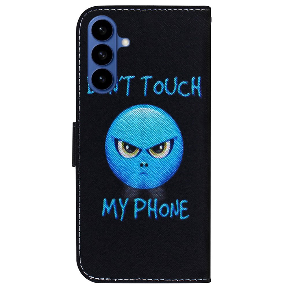 For-Samsung-Galaxy-S26-/-S26-Pro-Wallet-Case-Pattern-Print-Leather-Phone-Cover-Don't-Touch-My-Phone