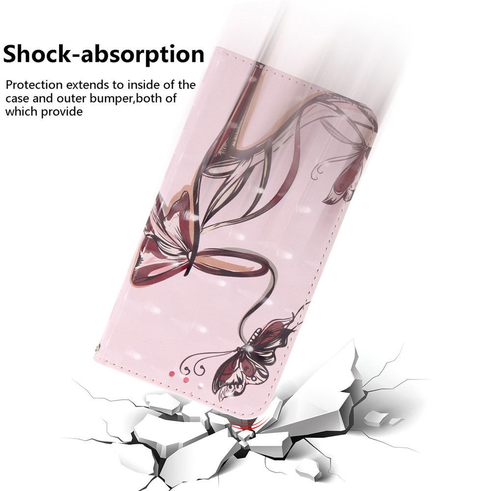 For-Samsung-Galaxy-S26-/-S26-Pro-Case-Pattern-Printing-Leather-Wallet-Phone-Cover-with-Wrist-Strap-Butterfly-High-Heels