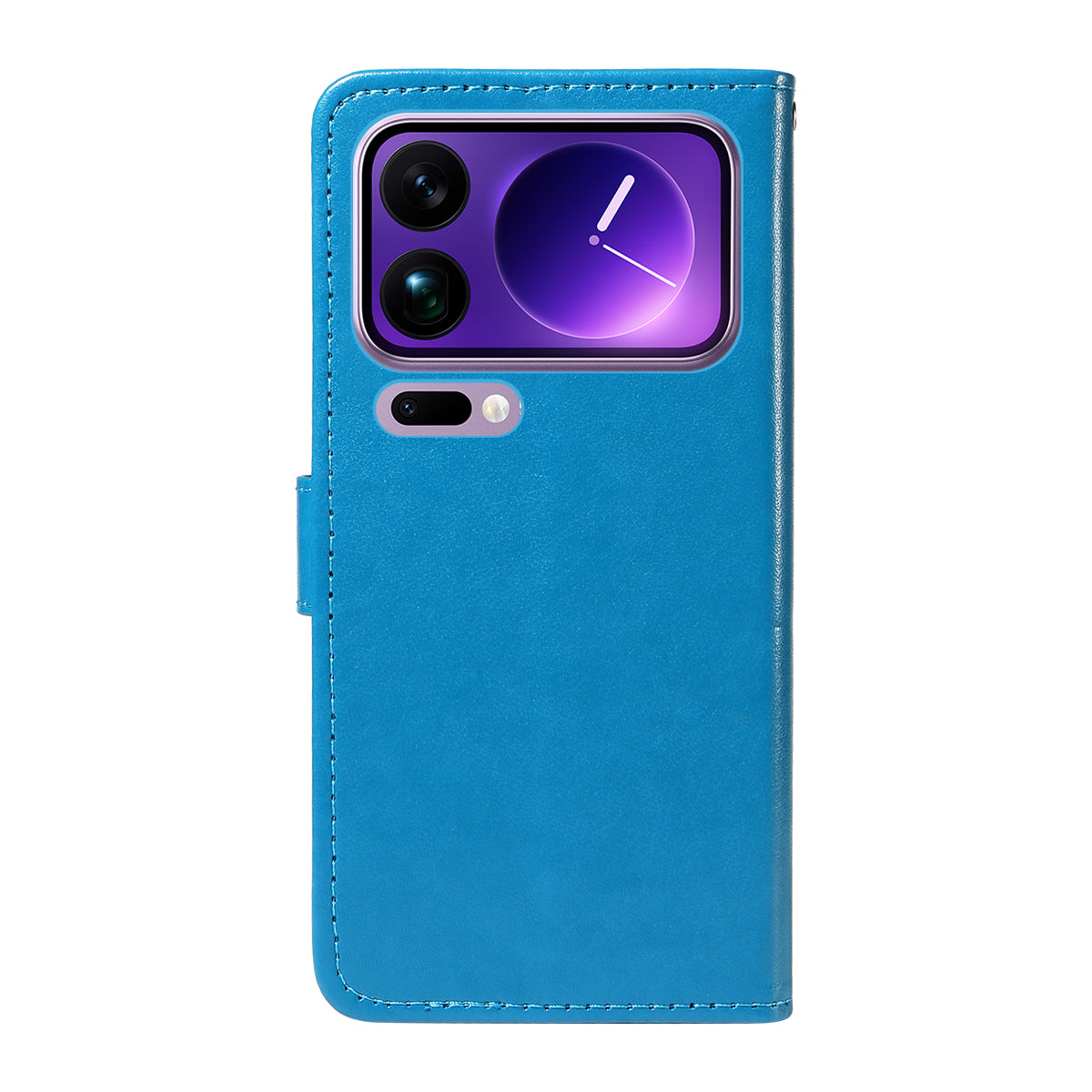 For Xiaomi 17 Pro Max Leather Wallet Case Cat Bee Pattern Phone Cover Stand - Blue