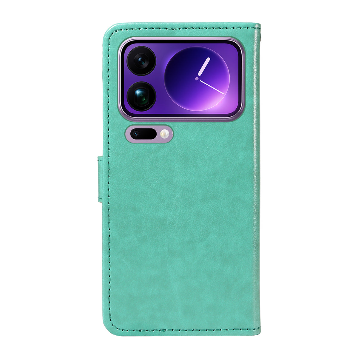 For Xiaomi 17 Pro Max Leather Wallet Case Cat Bee Pattern Phone Cover Stand - Green
