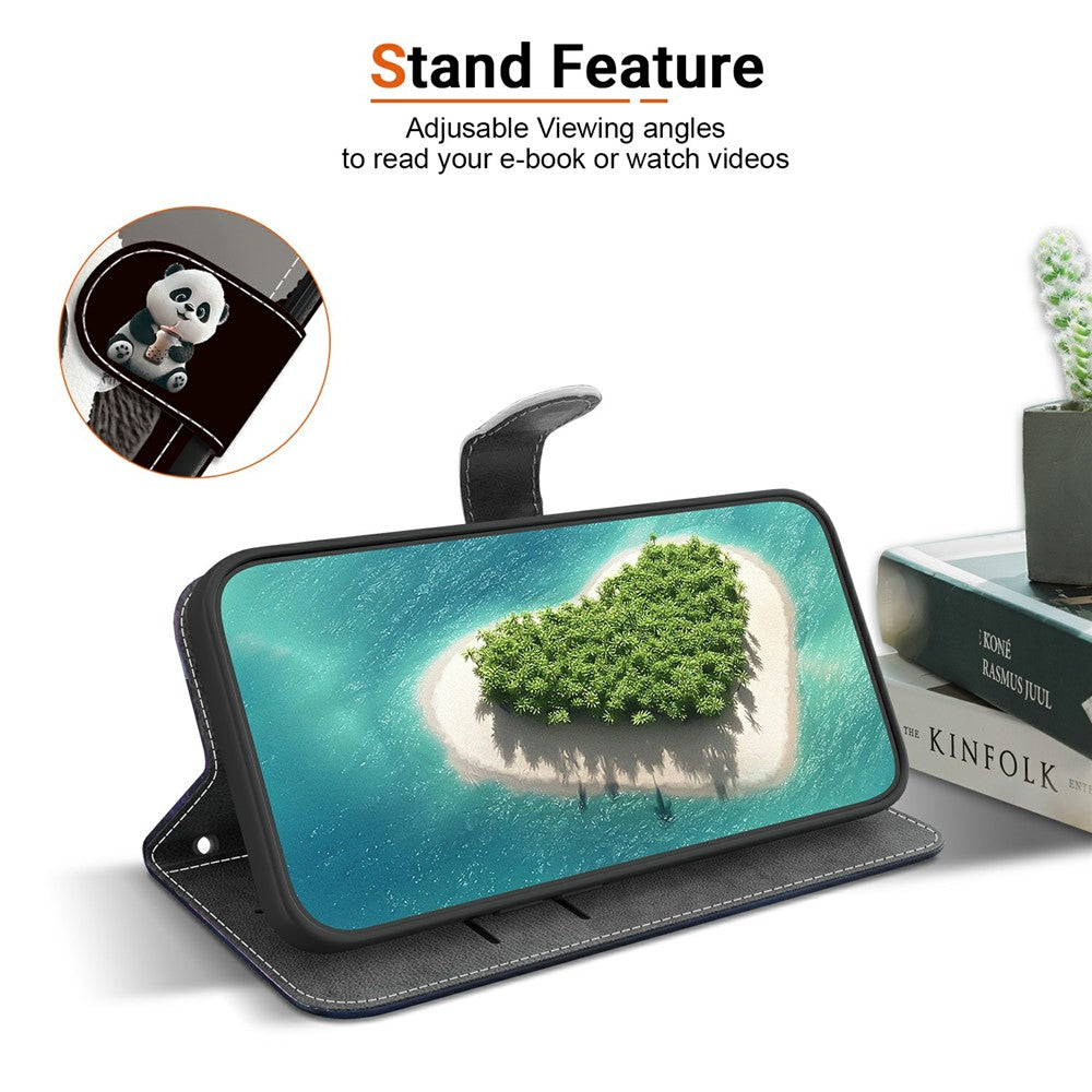 For-Samsung-Galaxy-S26-/-S26-Pro-Leather-Case-Stand-Wallet-Pattern-Printing-Phone-Cover-with-Wrist-Strap-Milk-Tea-Panda