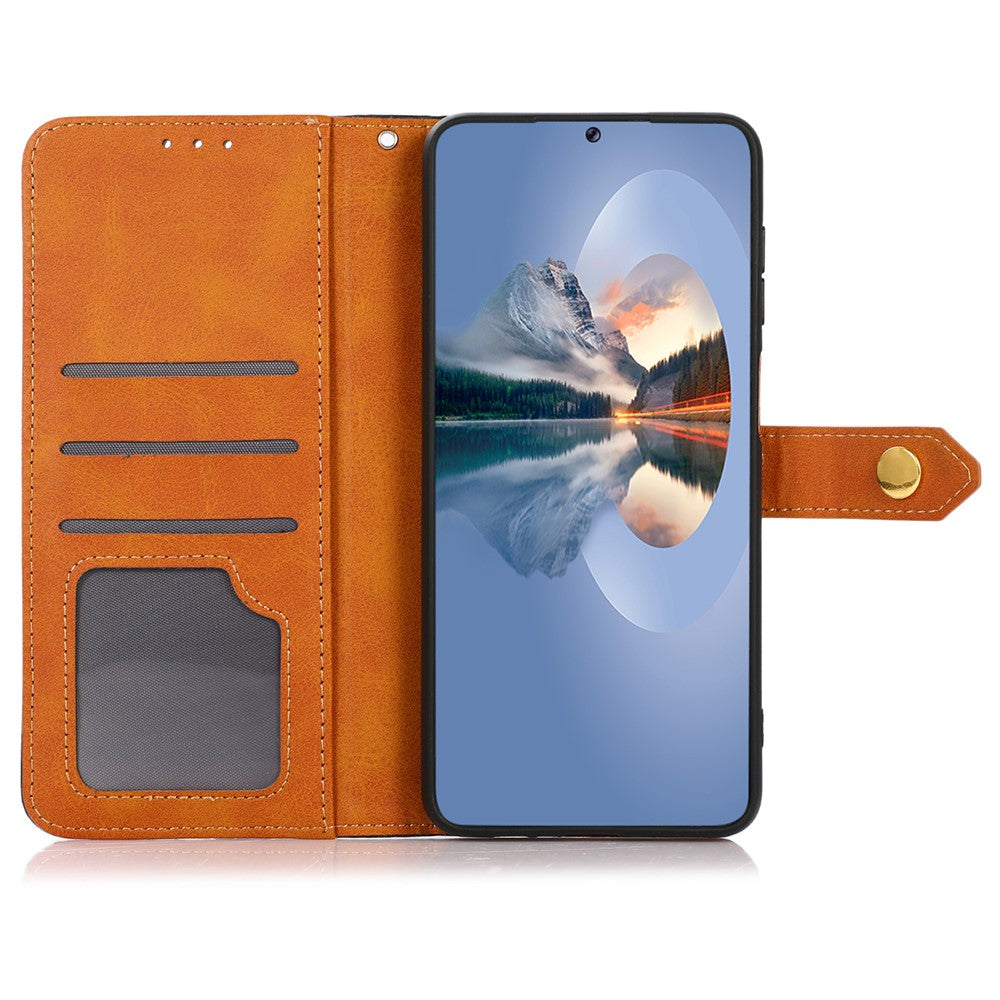 KHAZNEH For Xiaomi Redmi Note 15 Pro 5G (Global) Wallet Phone Case Stand Leather Flip Cover - Blue