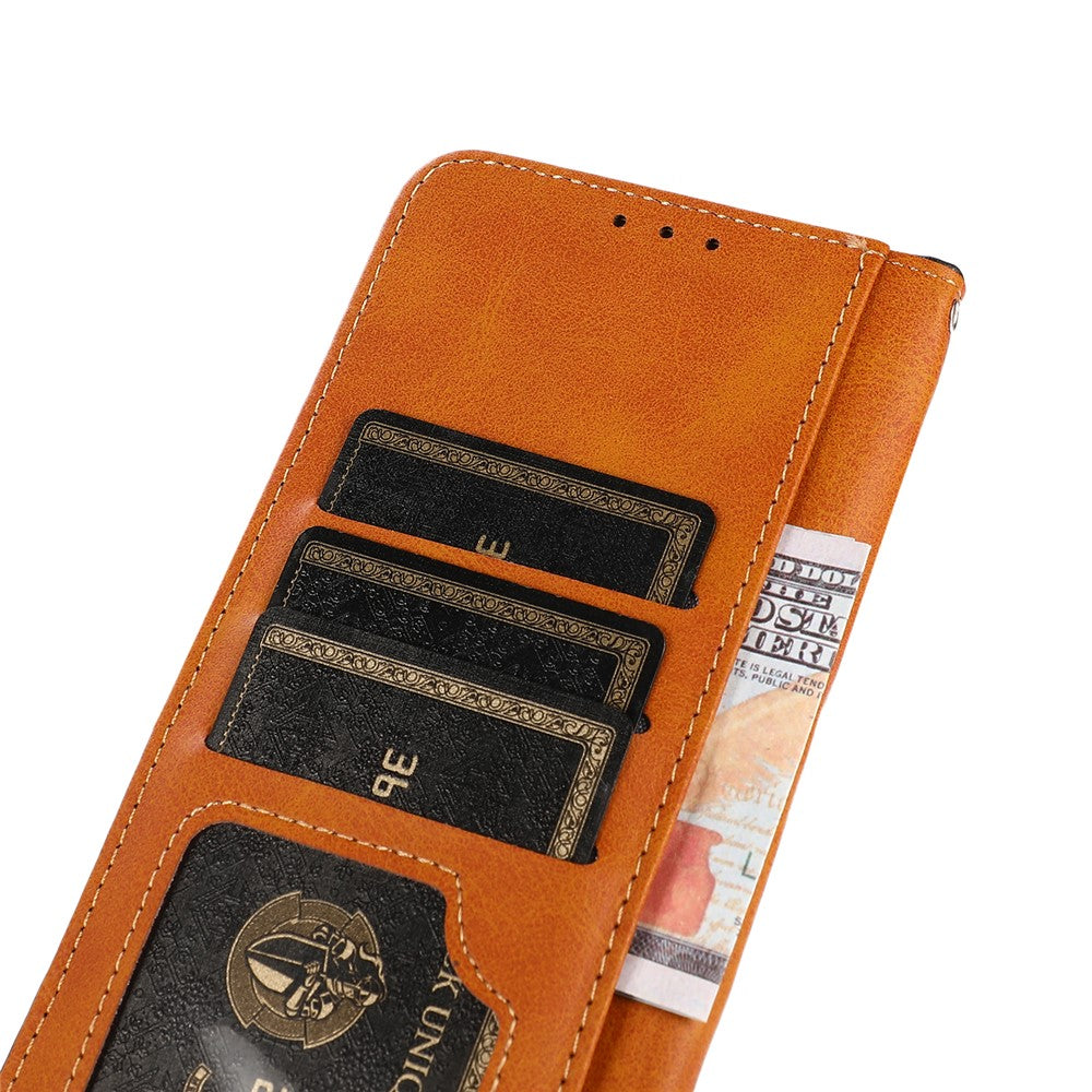 KHAZNEH For Xiaomi Redmi Note 15 Pro 5G (Global) Wallet Phone Case Stand Leather Flip Cover - Blue