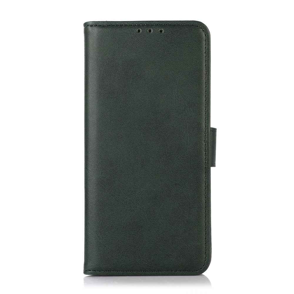 For Xiaomi 17 Pro Case Cowhide Texture Leather Wallet Phone Cover with Stand - Green